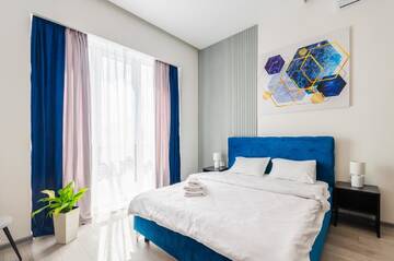 Фото номера Апартаменты-студио Апартаменты Smart Apartment near Railway Station on 25 floor Kvartet 3C г. Киев 11