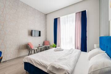 Фото номера Апартаменты-студио Апартаменты Smart Apartment near Railway Station on 25 floor Kvartet 3C г. Киев 13