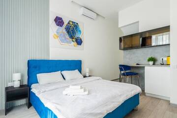 Фото номера Апартаменты-студио Апартаменты Smart Apartment near Railway Station on 25 floor Kvartet 3C г. Киев 6