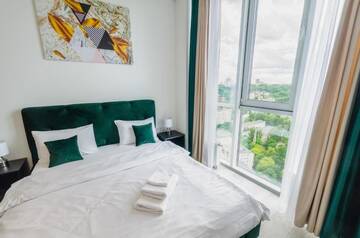 Фото номера Апартаменты Апартаменты Smart Apartment near Railway Station on 25 floor Kvartet 3C г. Киев 25