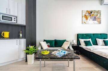 Фото номера Апартаменты Апартаменты Smart Apartment near Railway Station on 25 floor Kvartet 3C г. Киев 21
