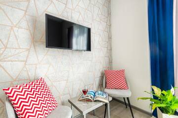 Фото номера Апартаменты-студио Апартаменты Smart Apartment near Railway Station on 25 floor Kvartet 3C г. Киев 9