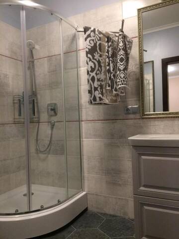 Фото номера Апартаменты Апартаменты 1BR apartment in the old city center (Kyïv) г. Киев 38