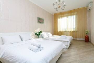 Фото номера Апартаменты с 3 спальнями Апартаменты Spacious Apartments with 3 bedrooms Obolon Metro Minsk г. Киев 27