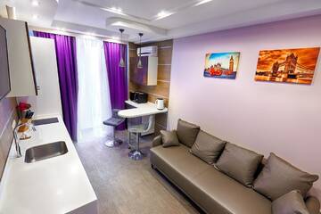Фото номера Апартаменты с 1 спальней Апартаменты Sauna, Big Jacuzzi , Khreshchatyk apartments г. Киев 8