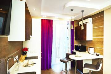 Фото номера Апартаменты с 1 спальней Апартаменты Sauna, Big Jacuzzi , Khreshchatyk apartments г. Киев 9