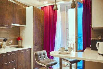 Фото номера Апартаменты с 1 спальней Апартаменты Sauna, Big Jacuzzi , Khreshchatyk apartments г. Киев 83