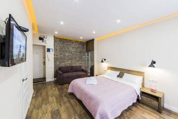 Фото номера Апартаменты с 1 спальней Апартаменты Kyiv Opera Loft г. Киев 7