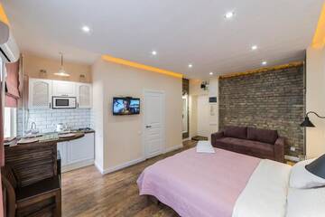 Фото номера Апартаменты с 1 спальней Апартаменты Kyiv Opera Loft г. Киев 68