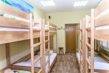 Фото номера Кровать в общем 8-местном номере Хостелы BOTANIC GLOBUS HOSTEL г. Киев 3