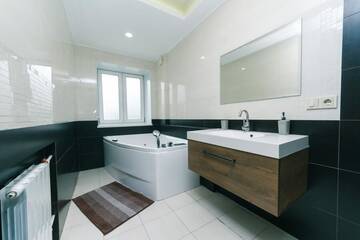 Фото номера Люкс с кроватью размера &quot;king-size&quot; и джакузи Апартаменты Hotrent Pechersk Lesy 20/22 г. Киев 4