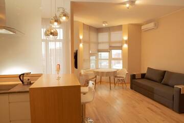 Фото номера Апартаменты с 1 спальней Апартаменты Comfortable Apartments at Sapernoye Pole 14/55 г. Киев 28