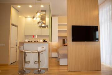 Фото номера Апартаменты с 1 спальней Апартаменты Comfortable Apartments at Sapernoye Pole 14/55 г. Киев 32