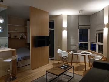 Фото номера Апартаменты с 1 спальней Апартаменты Comfortable Apartments at Sapernoye Pole 14/55 г. Киев 4
