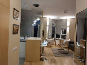 Фото номера Апартаменты с 1 спальней Апартаменты Comfortable Apartments at Sapernoye Pole 14/55 г. Киев 5