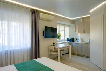 Фото номера Апартаменты-студио Отель Arena Summit Apart Hotel г. Киев 31