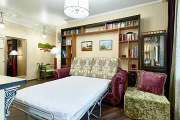 Фото номера Апартаменты с 1 спальней Апартаменты Velours Home Obolon г. Киев 11