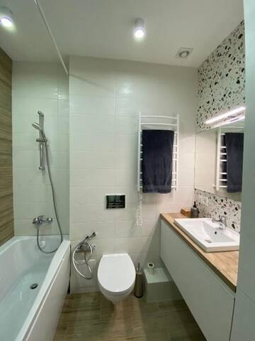 Фото номера Апартаменты с 1 спальней Апартаменты New England - comfortable stay Apartment г. Киев 35