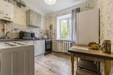 Фото номера Апартаменты с 1 спальней Апартаменты Apartment near Zhitomirskaya metro station, Nikolay Krasnova street г. Киев 9