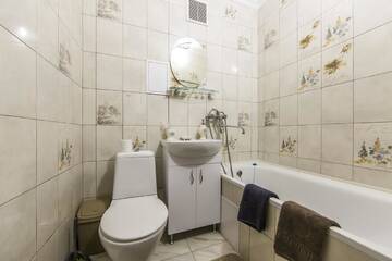Фото номера Апартаменты с 1 спальней Апартаменты Apartment near Zhitomirskaya metro station, Nikolay Krasnova street г. Киев 10