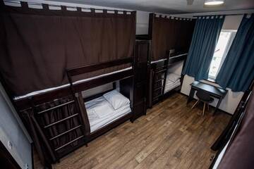 Фото номера Кровать в общем 8-местном номере Хостелы Новый хостел Nesvit Киев Академгородок г. Киев 11