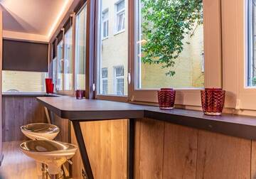 Фото номера Двухместный номер Делюкс с 1 кроватью и балконом Апартаменты Luxury Upscale Apartments On Maydan г. Киев 31