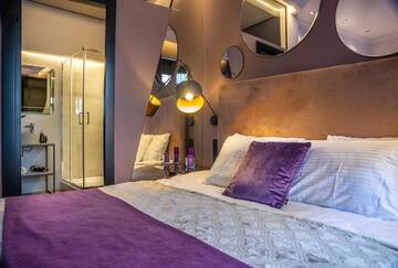 Фото номера Номер-студио Делюкс Апартаменты Luxury Upscale Apartments On Maydan г. Киев 9