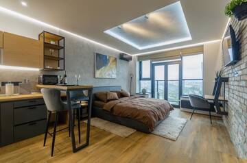 Фото номера Апартаменты с 1 спальней Апартаменты Modern VIP Smart. г. Киев 38
