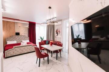 Фото номера Апартаменты с 1 спальней Апартаменты Royal Tower VIP Smart Apartments 4 г. Киев 47
