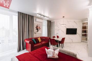 Фото номера Апартаменты с 1 спальней Апартаменты Royal Tower VIP Smart Apartments 4 г. Киев 21