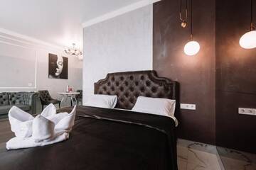 Фото номера Апартаменты с 1 спальней Апартаменты Royal Tower VIP Smart Apartments 2 г. Киев 60