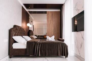 Фото номера Апартаменты с 1 спальней Апартаменты Royal Tower VIP Smart Apartments 2 г. Киев 7