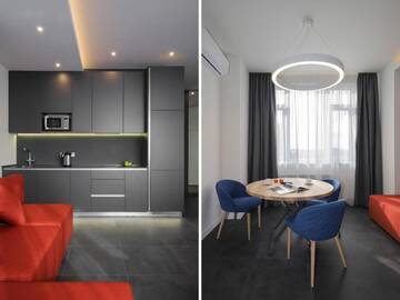 Фото номера Апартаменты с 1 спальней Апартаменты MSKY Luxury Apartment 3 г. Киев 26