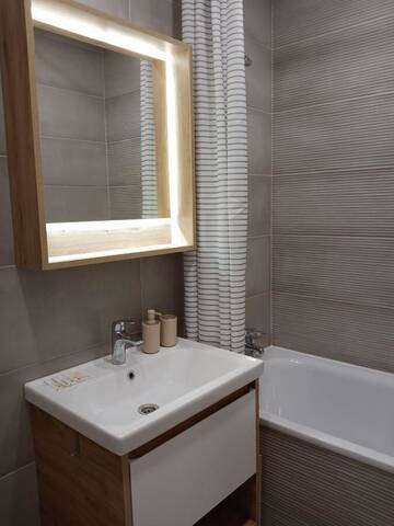 Фото номера Апартаменты с 1 спальней Апартаменты Studio Galaxy г. Киев 15