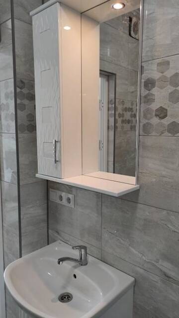 Фото номера Апартаменты с 1 спальней Апартаменты Rybalsky Studio Apartment Podil - Dnipro View г. Киев 20