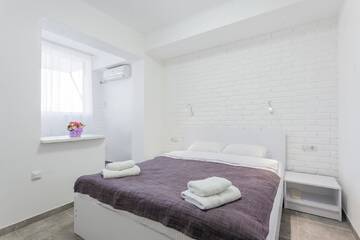 Фото номера Двухместный номер с 1 кроватью Отель SkyHome na Nauky г. Киев 3