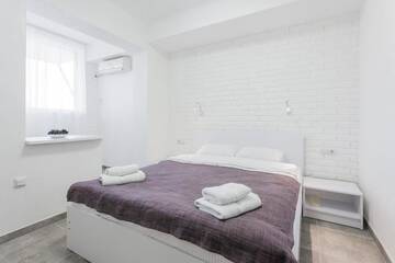 Фото номера Двухместный номер с 1 кроватью Отель SkyHome na Nauky г. Киев 7