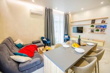 Фото номера Апартаменты с 1 спальней Апартаменты Jack Residence with pool on the roof г. Киев 49