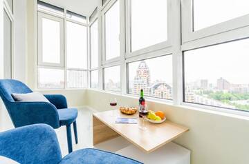 Фото номера Апартаменты с 1 спальней Апартаменты Jack Residence with pool on the roof г. Киев 59