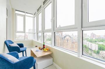 Фото номера Апартаменты с 1 спальней Апартаменты Jack Residence with pool on the roof г. Киев 57