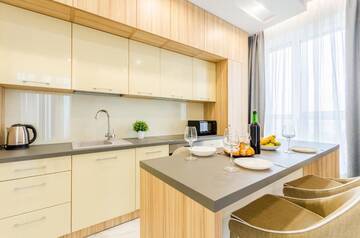 Фото номера Апартаменты с 1 спальней Апартаменты Jack Residence with pool on the roof г. Киев 54