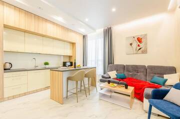 Фото номера Апартаменты с 1 спальней Апартаменты Jack Residence with pool on the roof г. Киев 60