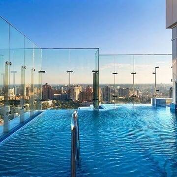 Фото номера Апартаменты с 1 спальней Апартаменты Jack Residence with pool on the roof г. Киев 21