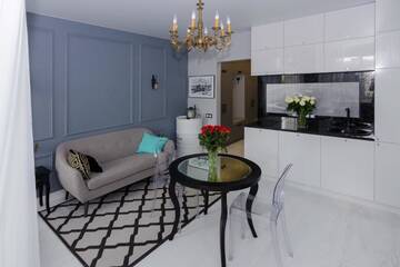 Фото номера Апартаменты с 1 спальней Апартаменты Charming studio in the center г. Киев 27