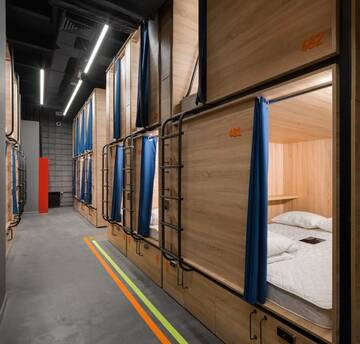 Фото номера Одноместный номер-капсула Хостелы A-HOSTEL г. Киев 4