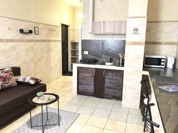 Фото номера Апартаменты с душем Апарт-отели Modern Aparthotel near metro Pecherska г. Киев 8