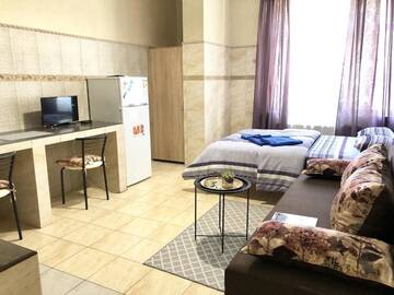 Фото номера Апартаменты с душем Апарт-отели Modern Aparthotel near metro Pecherska г. Киев 6