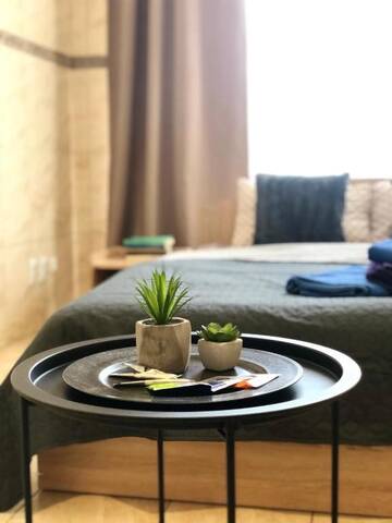 Фото номера Апартаменты с 2 спальнями Апарт-отели Modern Aparthotel near metro Pecherska г. Киев 28
