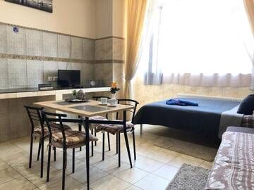 Фото номера Апартаменты с 2 спальнями Апарт-отели Modern Aparthotel near metro Pecherska г. Киев 22
