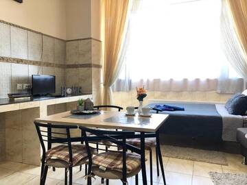 Фото номера Апартаменты с 2 спальнями Апарт-отели Modern Aparthotel near metro Pecherska г. Киев 23